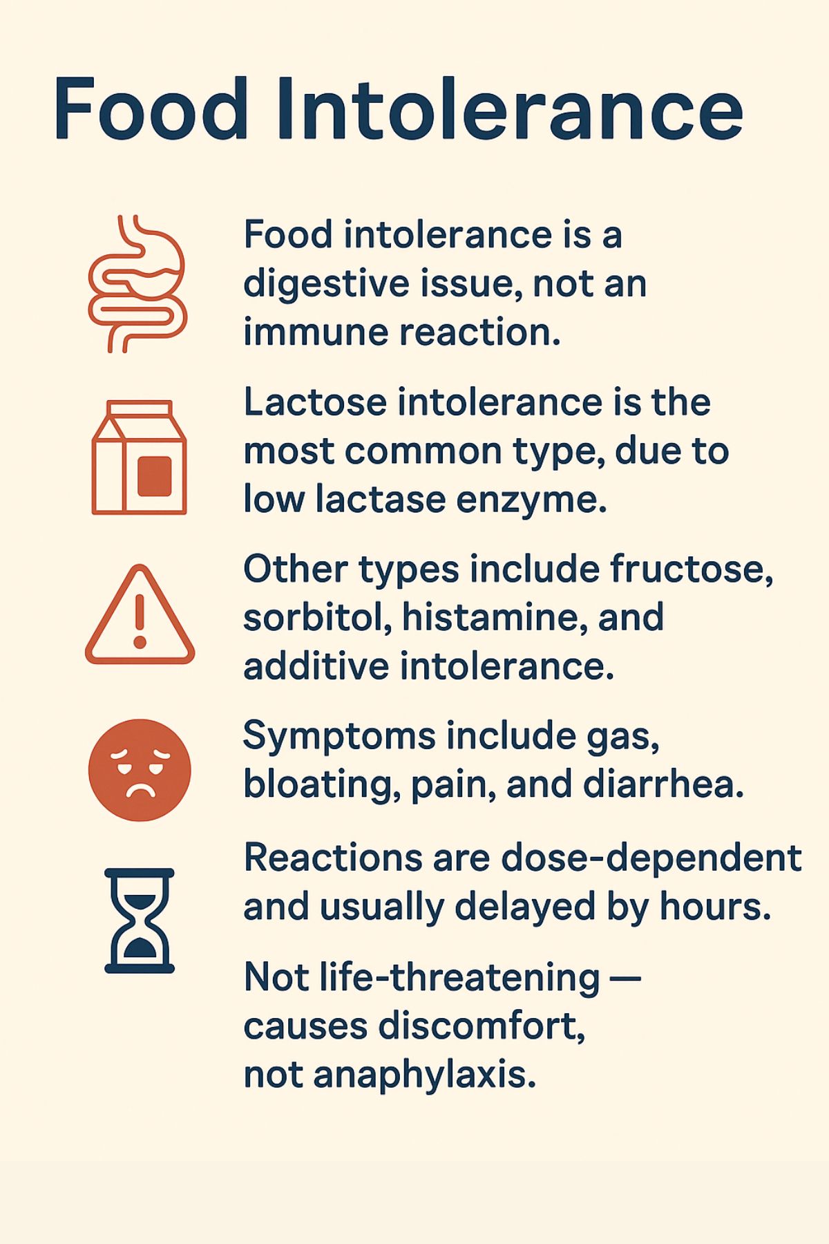 Food Allergy vs Food Intolerance 2.